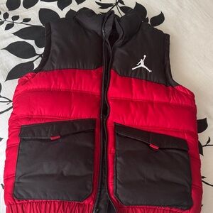 Jordan Kids Red and Black Vest